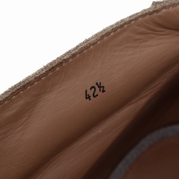 970$ Brunello Cucinelli Men's Chukka Boots Suede Grey Size: 42.5 US9.5 - Picture 12 of 13